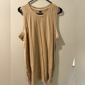 Old Navy Size XL Sleeveless Dress; Color-Khaki